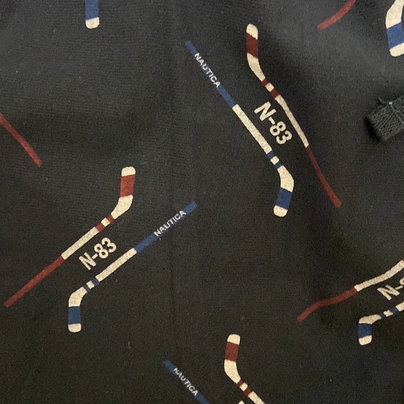 NAUTICA Men’s M sleep/PJ pants. Hockey stick logo. - Picture 2 of 5